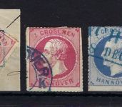 Hannover Lot von 34 Werten, 1 Brief und Ausstellungsblatt, ME 2.806€