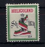 Helgoland Mi 19 Ac * mit Falzspur und Gummi