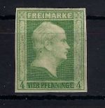 Preußen Mi 5 a * Falzrest und Originalgummi, sig. G. Bühler, ME 150€