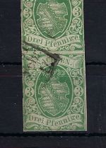 Sachsen Mi 2 ° senk. Paar, Mängel