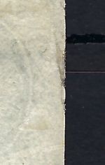 Sachsen Mi 2 ° senk. Paar, Mängel