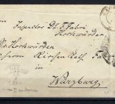 Württemberg Mi 8 EF befördert von Nagold nach Würzburg, ME 400€