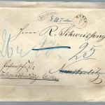 Mecklenburg-Schwerin Post-verschlußbrief mit k2 Waren, Aulage + Retour