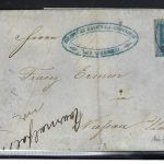 Preußen Mi 7 (ohne WZ) vollrandig als EF aus Coeln