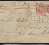 Preußen GAA 15+Mi 15 Wertbrief mit Ra3 Greifenberg n. Berlin