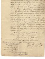 Sachsen 1837, vollständiger Brief unterzeich. Johann Herzog v. Sachsen