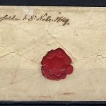 Sachsen Vorphilabrief mehrfach austaxiert, von DD n. Württemberg