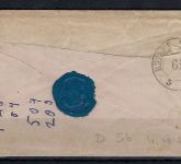 Sachsen Mi 16 als EF mit K1 Elster und Rücks. Ra3 Reichenbach Eger