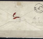 Sachsen Nachverwendung auf NDP Mi 6 EF, Gitterst. 151 Oberlugwitz