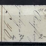 Thurn und Taxis Mi 7a Paar Briefstück mit vollständigem L2 Coburg