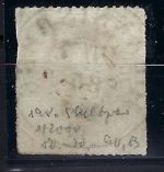 T. u. T. Nachverwendung auf Preußen Mi 24, blauer K1 Johannisberg