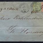 NDP Mi 7-8 als MiF von Darmstadt n. Groß-Umstadt, ME 212€