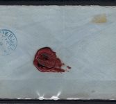 NDP Mi 4 EF mit K2 Blumenthal mit Ankunftst. K2 Verden, je in blau