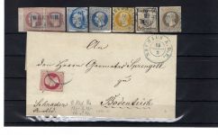 Hannover Lot von 34 Werten, 1 Brief und Ausstellungsblatt, ME 2.806€