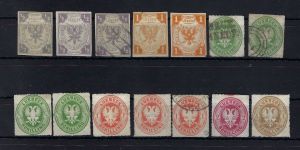 Lübeck Lot von 14 Werten * / (*) / °, inkl. Mi 6 ° (ME 2.000€)