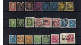 Preußen gest. Lot aus Mi 1 - 26 auf 3 Steckkarten, ME 2.790€