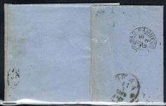 Baden Mi 15a EF mit Ra2 Lörrach n. Gera, Bahnpost