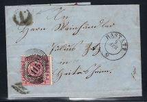 Baden Mi 18 EF mit Ringst.115+K2 Rastatt, Uhrradst. 1, Ra2 Heitersheim