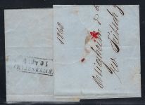 Baden Mi 18 EF mit Ringst.115+K2 Rastatt, Uhrradst. 1, Ra2 Heitersheim