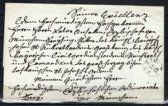 Bayern Bischofsbriefhüllemit Fingerhutst. "Stein", Rücks. L2 München