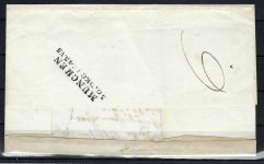 Bayern Bischofsbriefhüllemit Fingerhutst. "Stein", Rücks. L2 München