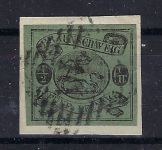 Braunschweig Mi 10 A Briefstück Luxus, voll-breitrandig mit Nr.-St. 10