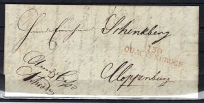 Hannover Vorphilabrief L2 130 Quackenbruck n. Cloppenburg