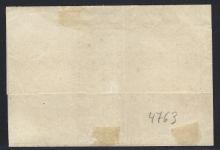 Hannover Mi 3a EF mit blauem K2 Leer nach Ovelgönne