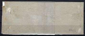 Hannover Mi 13 EF auf Firmenbrief mit klarem K1 Bremen in blau