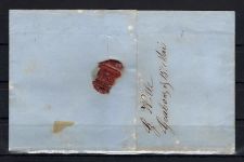 Meckl.-Schwerin Nachverwendung auf NDP Mi 5 EF Einschreiben, K2 Grabow