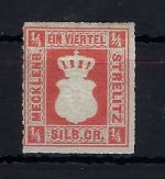 Mecklenburg-Strelitz Mi 1 b * mit Falzrest, ME 450€