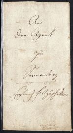 Preußen Vorphila 1798, handschriftl. Vermerk "SOGLEICH FORTZUSCHICKEN"
