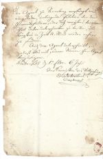 Preußen Vorphila 1798, handschriftl. Vermerk "SOGLEICH FORTZUSCHICKEN"