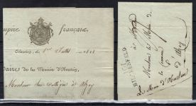 Preußen Vorphila 1811, L1 101 Birkenfeld, Bürgermeister von Oberstein