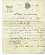 Preußen Vorphila 1811, L1 101 Birkenfeld, Bürgermeister von Oberstein