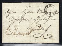 Preußen Vorphila 1837, Faltbrief von Baumholder nach Grumbach