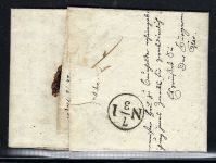 Preußen Vorphila 1837, Faltbrief von Baumholder nach Grumbach