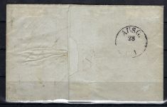 Preußen Mi 2a EF mit klarem Nr.-St. 868 und Ra3 Lissa R.B. Posen 26.7