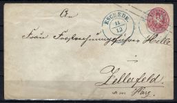 Preußen GA mit blauem K2 Eschede nach Zellerfeld