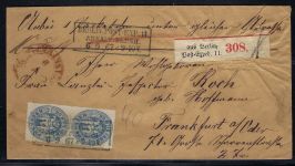 Preußen Mi 17 senk. Paar MeF R3 Berlin Anhalt. Bahnhof .....