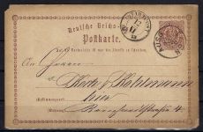 Sachsen Nachverwendung auf DR P1 mit K1 Ausgabest. und K2 Stadtpost