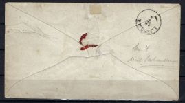 Sachsen Nachverwendung auf NDP Mi 6 EF, Gitterst. 151 Oberlugwitz