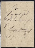 T. u. T. Vorphila Teil-Brifhülle, L1 H:Nass.Neuhof n. Langenschwalbach