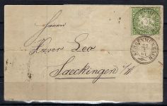 Württemberg Mi 13 EF mit K3 Schönmünzach ü. Stuttgart n. Saeckingen