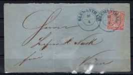 NDP Mi 4 EF mit K2 Blumenthal mit Ankunftst. K2 Verden, je in blau