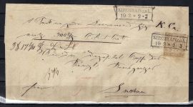 NDP Mi 6 EF mit Ra2 Kirchhain i.d.L., Nachgebühr