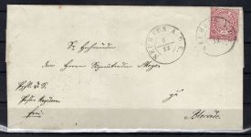 NDP Mi 16 EF mit K2 Neuhaus a. d. F. n. Bleckede mit K2 Ankunftst.