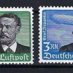 DR Lilienthal / Zeppelin, Mi 538-539 ** einwandfrei, ME 380€