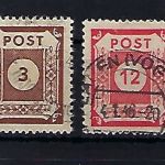 Ost Sachsen, Mi 56b + 60b je ° und gep. Kunz / Ströh BPP, ME 250€