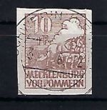 Mecklenburg Vorpommern, Mi 35 xb ° gep. Rhom BPP, ME 340€